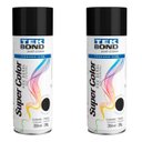Ver imagem 1 de Kit Pintura 2 Latas Tinta Cor Preto Brilhante Uso Geral