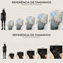 Ver imagem 6 de Quadro Decorativo Abstrato Verde e Dourado Kit 2 Quadros