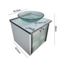Ver imagem 3 de Gabinete Compacto Fenix Le Blanc 42cm Branco