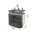 Ver imagem 4 de Gabinete - Standard com Cuba Moldada Branco