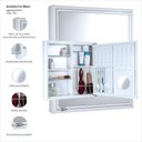 Ver imagem 4 de Armário para Banheiro com Espelho