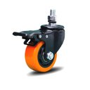 Ver imagem 2 de 2 Rodizio Giratório 3 Pol. com Espiga e Freio Rolamento