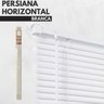 Persiana Horizontal Pvc 25mm Block Luxo 200larg X 160alt Branca (2 Pçs) - Quarto/sala/ Escritório/co - 6