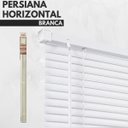 Ver imagem 6 de Persiana Horizontal Pvc 25mm Block Luxo 200larg X 160alt Branca (2 Pçs) - Quarto/sala/ Escritório/co