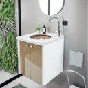 Ver imagem 1 de Gabinete Cris Fenix Le Blanc 42,6 cm Branco/Bege