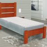Cama de Solteiro Vitória de Madeira Angelim Mel - 1