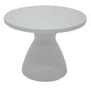 Ver imagem 1 de Mesa de Centro Flut Redonda Plástico Tampo e Base 90cm Branco 160kg Tramontina