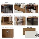 Ver imagem 7 de Cozinha Modulada Completa de Canto Lombardia Freijó Off White