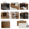 Cozinha Modulada Completa de Canto Lombardia Freijó Off White - 7