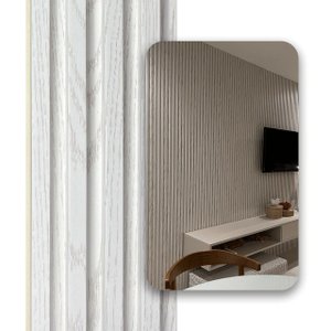 Kit 13 Painel Ripado Cor: Branco Wpc Interno Wave 2,90m X 15cm (0,43m²)