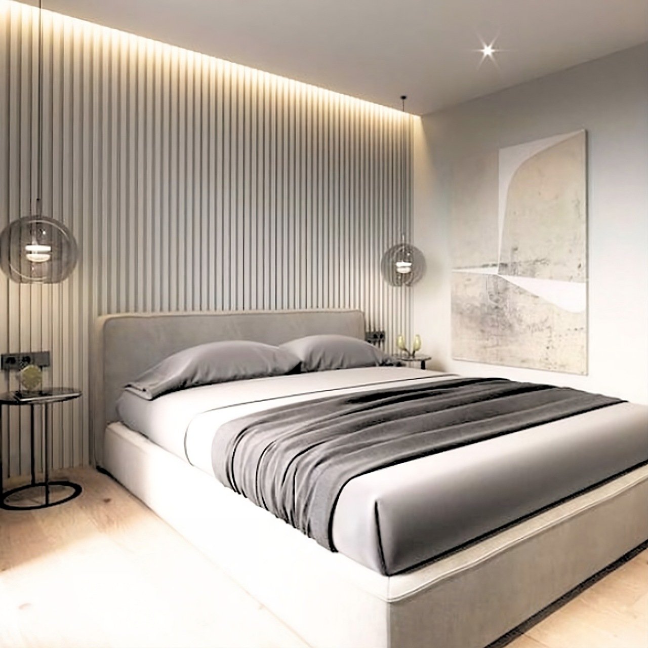Kit 13 Painel Ripado Cor: Branco Wpc Interno Wave 2,90m X 15cm (0,43m²) - 14