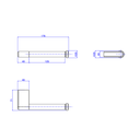 Ver imagem 3 de Papeleira Quadrada Deca You Cromado - Deca Deca Metais