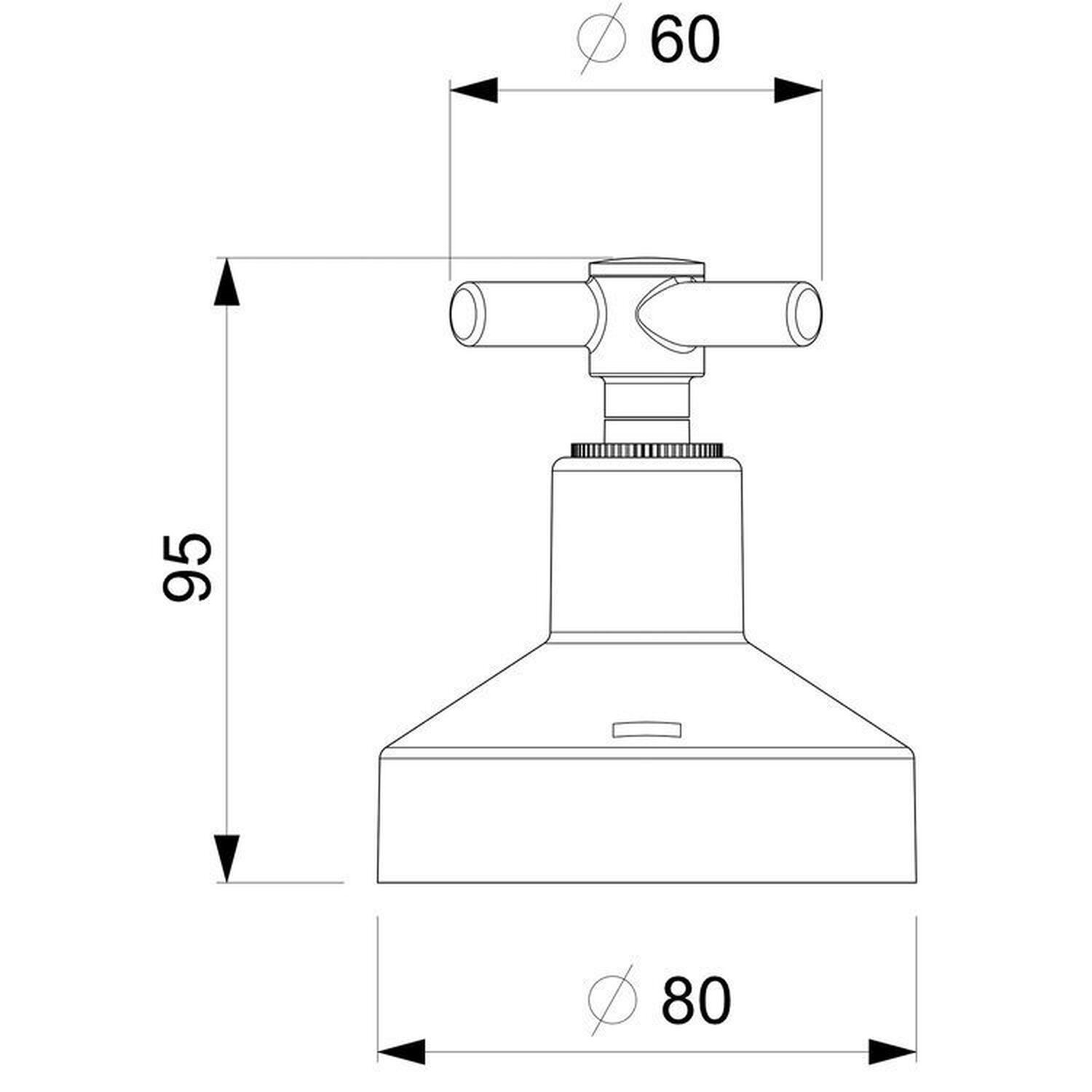Kit com 2 Acabamento de Registro para Base Deca 1.1/4, 1.1/2 - 2