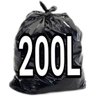 Saco para Lixo 200 Litros Preto Reforçado 100 Unidades - 2