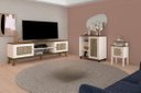 Ver imagem 1 de Conjunto Sala Charlotte: Rack 4524+ Mesa 4518+ Buffet 4520