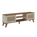 Ver imagem 3 de Conjunto Sala Charlotte: Rack 4524+ Mesa 4518+ Buffet 4520