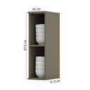 Ver imagem 2 de Armário Aéreo Nicho  20cm Connect Duna Henn