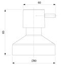 Ver imagem 3 de Kit com 2 Acabamento de Registro para Base Docol 1.1/4, 1.1/2 Basic