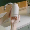 Ver imagem 5 de Porta Sabonete Líquido para Banheiro Dórica ou Bege 300ml Suporte Dispenser Sabão Lavabo