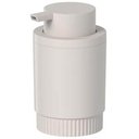 Ver imagem 1 de Porta Sabonete Líquido para Banheiro Dórica ou Bege 300ml Suporte Dispenser Sabão Lavabo
