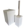 kit lixeira esconde sacola + porta escova sanitária acrílica - 1