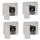 Ver imagem 1 de Kit C/4 Acabamentos Registro Mono Comando Base Docol Cromado