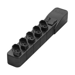 Filtro de Linha com Fusível 5 Tomadas - Opl - 2