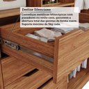 Ver imagem 7 de Guarda-Roupa Casal 3 Portas de Correr com Pés e Espelhos 269cm 100% MDF Olinda Espresso Móveis Bege/Cinamomo/Off White