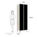 Ver imagem 3 de Paneleiro Luciane 70cm Duplo 2 Portas Lis
