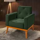 Ver imagem 1 de Poltrona em Veludo Florença Verde