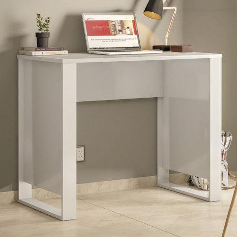 Mesa Escrivaninha Office Morada Branco - Demóbile