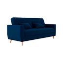 Ver imagem 2 de Sofá Cama Casal Premium 3 Lugares com Baú 2,08 Larg Pamela Matrix