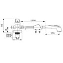 Ver imagem 2 de Kit com 2 Ducha Higiênica com Derivação Escuadra