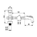 Ver imagem 2 de Kit com 2 Ducha Higiênica com Derivação Era Cromado Incepa