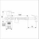 Ver imagem 3 de Kit com 2 Ducha Higiênica com Derivação Basic Celite