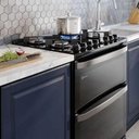 Ver imagem 4 de Fogão de Piso 5 Bocas Gás Electrolux Experience Mesa de Vidro Acendimento Automático Preto 110V