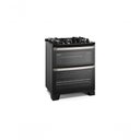 Ver imagem 5 de Fogão de Piso 5 Bocas Gás Electrolux Experience Mesa de Vidro Acendimento Automático Preto 110V