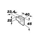 Ver imagem 2 de Kit com 2 Cabide para Banheiro Ritmo Roca
