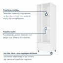 Ver imagem 7 de Armário Multiuso 2 Portas Lavanderia Nesher Branco