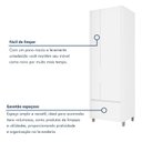 Ver imagem 5 de Armário Multiuso 2 Portas Lavanderia Nesher Branco