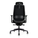 Ver imagem 5 de Cadeira Presidente Ergonômica Smartconfort Preta com Apoio de Cabeça para Escritório e Home