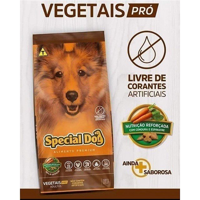 Ração Special Dog Vegetais Pró para Cães Adultos 15kg - 2