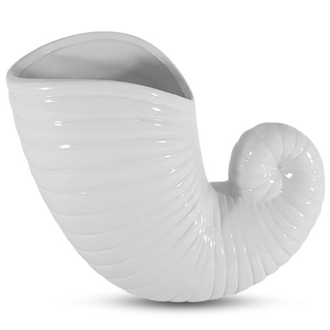 VASO CARACOL PQ:Branco