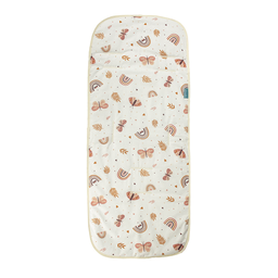 Capa de Carrinho para Bebê Percal 200 Fios 100% Algodão:grid Branco - 3