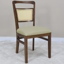 Ver imagem 2 de Cadeira Decorativa Ivory Tela Natural Pes Madeira Pinhao Nacc