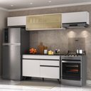 Ver imagem 1 de Armário De Cozinha Compacta 4 Peças Mp3698.964 Veneza Multimóveis Branco