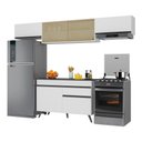 Ver imagem 6 de Armário De Cozinha Compacta 4 Peças Mp3698.964 Veneza Multimóveis Branco