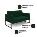 Ver imagem 3 de Namoradeira e 2 Poltronas Industrial Alta Preto Marisa Bouclê D03 - D’Rossi