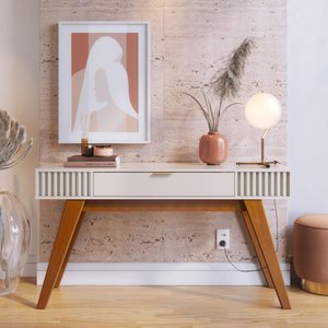 Aparador Riveira com 1 Gaveta - Off White - Colibri