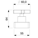 Ver imagem 2 de Kit com 3 Acabamento de Registro Base Celite 1/2, 3/4, 1 Lotus